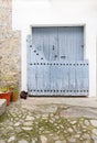 Tipical house door in Candelario, Salamanca, Spain