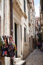 Tipical little street in old town of Dubrovnik ,Croatia Royalty Free Stock Photo