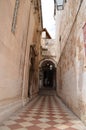 Tipical street in the old town of Dubrovnik Royalty Free Stock Photo