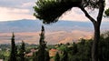 Tipical tuscan Landscape in San Giminiano