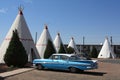 Tipis or Wigwams at the Wigwam Motel Holbrook Arizona