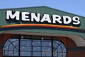 Tipp City - Circa April 2018: Menards Home Improvement store. Menards sells assorted building materials, and tools I Royalty Free Stock Photo