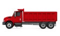 Tipper Dump Truck Isolated Royalty Free Stock Photo