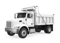 Tipper Dump Truck Isolated Royalty Free Stock Photo