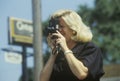 Tipper Gore on the Clinton/Gore Buscapade tour on one of its Great Lakes Tour Freeway Stops, 1992