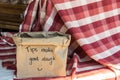 Tips Make Great Dough on a brown paper bag