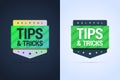 Tips and tricks banners.