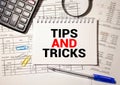 Tips Tricks Helpful Information Concept