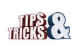 Tips and tricks icon on a white background.