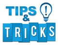 Tips And Tricks Professional Blue With Symbol