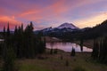 Tipsoo Lake at Sunset Royalty Free Stock Photo