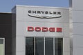 Chrysler and Dodge logos. The Stellantis subsidiaries of FCA are Chrysler, Dodge, Jeep, and Ram