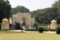 Entrance to the gardens at Sultan Tipu`s Summer Palace Royalty Free Stock Photo