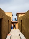 Tiquina, Bolivia - December 8, 2011: Hotel on Isla del Sol in Lake Titicaca