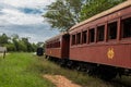 Tiradentes, SAO JOAO DEL REI, Minas Gerais, Brazil: Retro train Old May Smoke in Tiradentes ,a touristic Colonial Unesco World Royalty Free Stock Photo