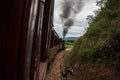 Tiradentes, SAO JOAO DEL REI, Minas Gerais, Brazil: Retro train Old May Smoke in Tiradentes ,a touristic Colonial Unesco World Royalty Free Stock Photo