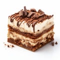 Tiramisu Brownies: Delicious Dessert With A Twist Royalty Free Stock Photo