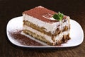 Tiramisu cake Royalty Free Stock Photo