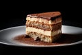 Tiramisu cake. Generate Ai Royalty Free Stock Photo