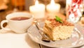 tiramisu by candlelight, romantic date in Italy,