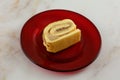 Tiramisu coffee cream cake roll Royalty Free Stock Photo