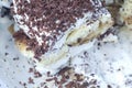 Tiramisu Ice Cream Cake Royalty Free Stock Photo