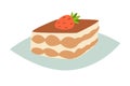 Tiramisu icon vector illustration