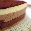 Tiramisu layers cake Royalty Free Stock Photo