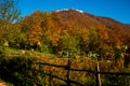 TIRANA, ALBANIA: TIRANA, ALBANIA: Beautiful landscape with views of Dajti Mountain. Royalty Free Stock Photo