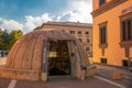 TIRANA, ALBANIA: A former nuclear bunker in Albania, in city center transformed into history museum BUNKART 2.