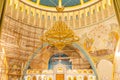 TIRANA, ALBANIA: Interior of the Resurrection of Christ Orthodox Cathedral. Royalty Free Stock Photo