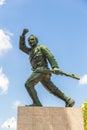 Statue of an unknown soldier in Tirana, Albania.