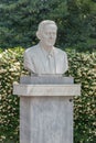 Bust of Albanian writer, conservative politician and screenwriter, Sabri Godo