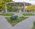 Friendship Monument: Colorful Arch in Tirana, Albania