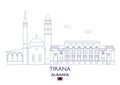Tirana City Skyline, Albania