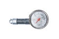 Tire air gauge isolated on white background. Tire gauge isolated Royalty Free Stock Photo