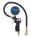 Tire air Inflator with pressure gauge and hose