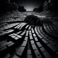 Tire Archi-textures: The Sculpture of Speed Royalty Free Stock Photo