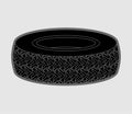 Tire isolated. Car rubber tyre vector illustration