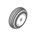 Tire logo vector icon illustration design template Royalty Free Stock Photo