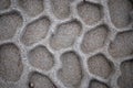 Tire pattern on the sand Royalty Free Stock Photo