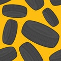 Tire pattern seamless. Car rubber tyre background. vector texture Royalty Free Stock Photo