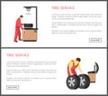 Tire Service and Automobile Workshop Color Card