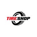 Tire shop logo design, tyre business branding, tyre logo shop