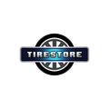 Tire shop logo design, tyre business branding, tyre logo shop