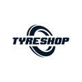 Tire shop logo design, tyre business branding, tyre logo shop