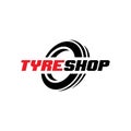 Tire shop logo design, tyre business branding, tyre logo shop