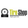 Tire Shop logo template design vector illustration