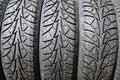 Tire stack background Royalty Free Stock Photo