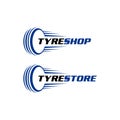 Tire store logo design, tire business branding